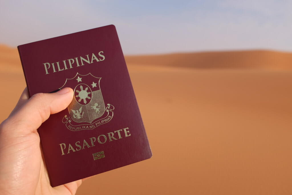 Filipino passport for jobs abroad