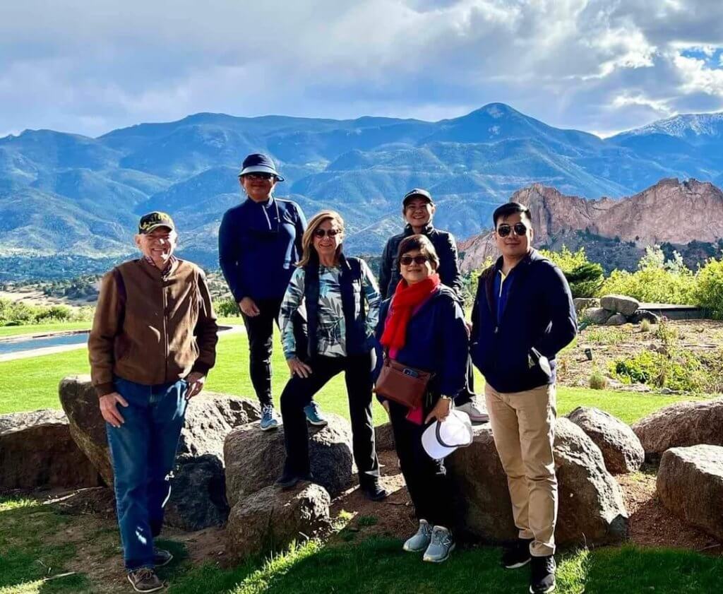 A group of people in Colorado Springs