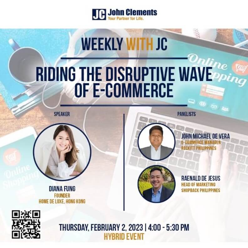 Weekly with JC poster on Philippine E-Commerce